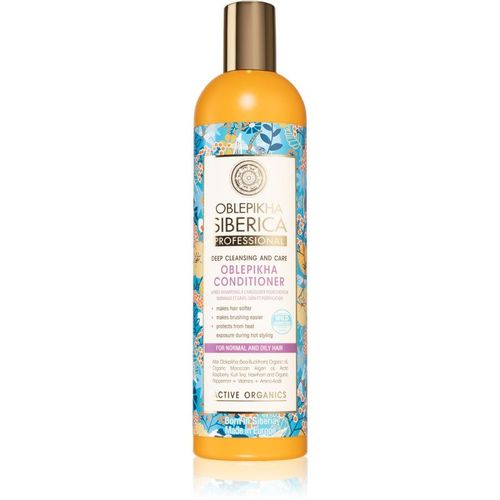 Natura Siberica Oblepikha (Sea-Buckthorn) Après-Shampoing Nettoyant En Profondeur Pour Cheveux Normaux À Gras 400 Ml 