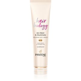 Pantene Hair Biology De-Frizz & Illuminate Après-Shampoing Pour Cheveux Secs Et Fragilisés 160 Ml 