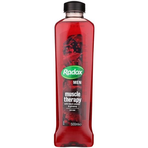 Radox Men Muscle Therapy Bain Moussant Black Pepper & Ginseng 500 Ml 