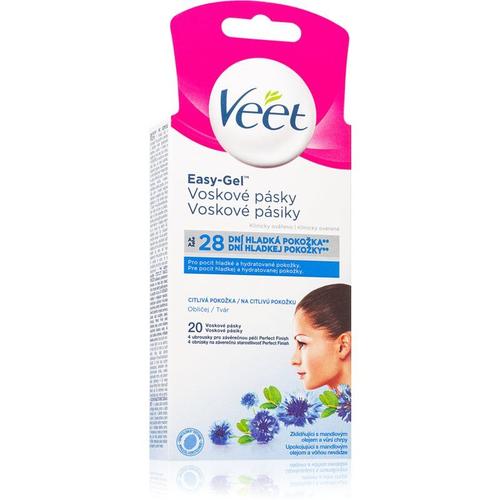 Veet Wax Strips Bandes De Cire Pour Épilation Visage 20 Pcs 