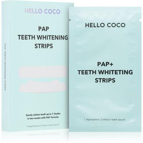 Hello Coco Pap+ Teeth Whitening Strips Bandes Blanchissantes Pour Les Dents 28 Pcs 