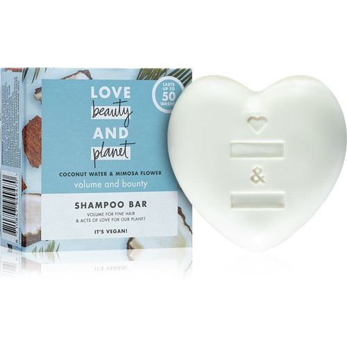 Love Beauty & Planet Volume And Bounty Barre De Shampoing Pour Le Volume Des Cheveux 90 G 
