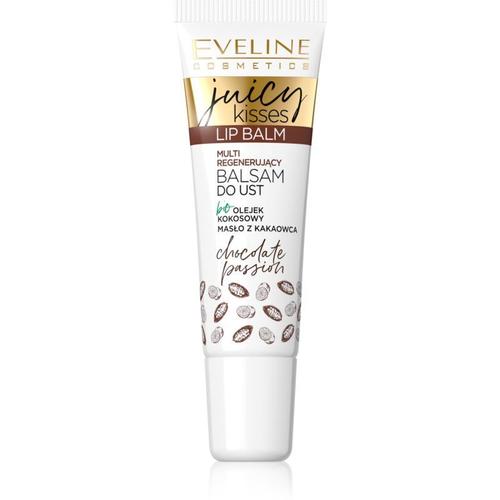 Eveline Cosmetics Juicy Kisses Chocolate Baume À Lèvres Nourrissant Au Beurre De Cacao 12 Ml 