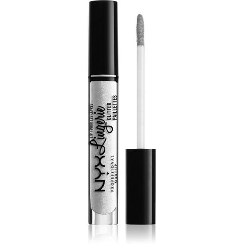 Nyx Professional Makeup Lip Lingerie Glitter Brillant À Lèvres À Paillettes Teinte 01 Clear 3.4 Ml 