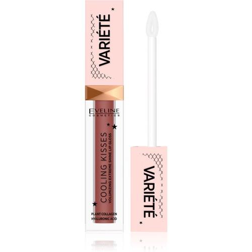 Eveline Cosmetics Variété Cooling Kisses Brillant À Lèvres Hydratant Effet Rafraîchissant Teinte 04 Candy Girl 6,8 Ml 