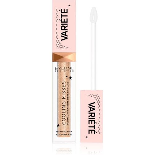 Eveline Cosmetics Variété Cooling Kisses Brillant À Lèvres Hydratant Effet Rafraîchissant Teinte 01 Ice Mint 6,8 Ml 