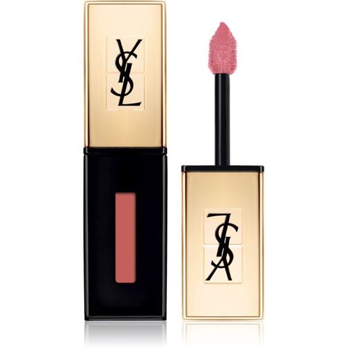 Yves Saint Laurent Vernis À Lèvres Glossy Stain Brillant Et Rouge À Lèvres Longue Tenue 2 En 1 Teinte 07 Corail Aquarelle 6 Ml 