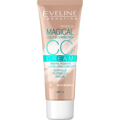Eveline Cosmetics Magical Colour Correction Cc Crème Spf 15 Teinte 52 Medium Beige 30 Ml 