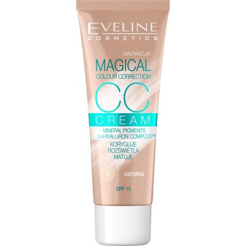Eveline Cosmetics Magical Colour Correction Cc Crème Spf 15 Teinte 51 Natural 30 Ml 