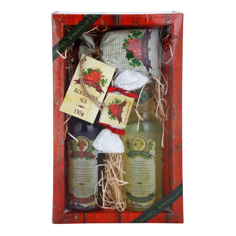 Bohemia Gifts & Cosmetics Wine Spa Coffret Cadeau (Pour Le Bain) 