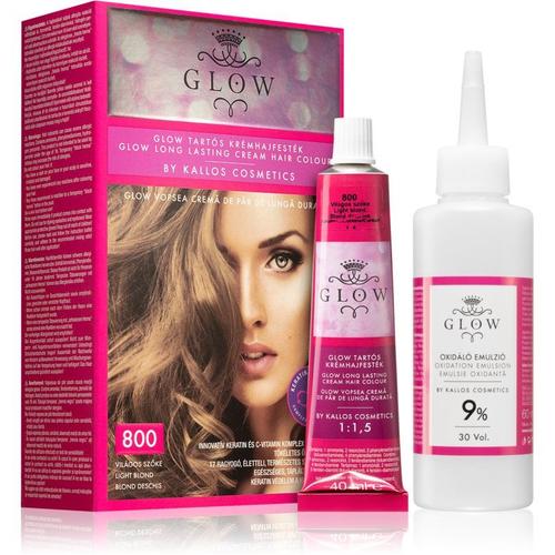 Kallos Glow Coloration Cheveux Permanente Teinte 800 Light Blonde 