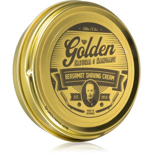 Golden Beards Bergamot Shaving Cream Crème À Raser Pour Homme 100 Ml 