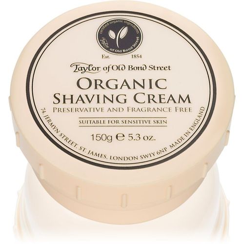 Taylor Of Old Bond Street Organic Crème À Raser 150 G 