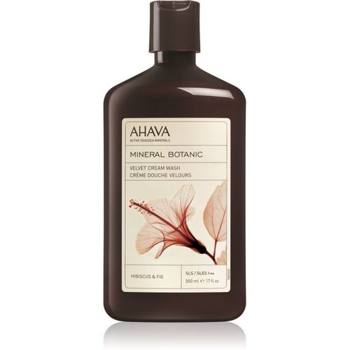 Ahava Mineral Botanic Hibiscus & Fig Crème De Douche Veloutée Hibiscus Et Figue 500 Ml 