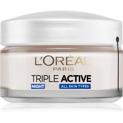 L?Oréal Paris Triple Active Soin Hydratant Nuit Pour Tous Types De Peau 50ml 