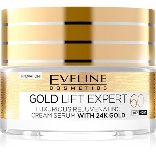 Eveline Cosmetics Gold Lift Expert Crème Jour Et Nuit 60+ Effet Rajeunissant 50 Ml 