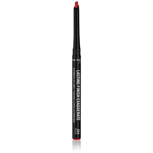 Rimmel Lasting Finish Exaggerate Crayon À Lèvres Automatique Teinte 024 Red Diva 0,25 G 