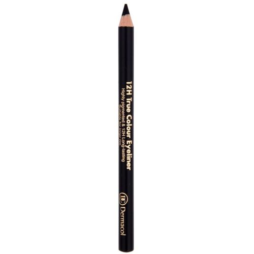 Dermacol 12h True Colour Eyeliner Crayon Yeux Longue Tenue Teinte 08 Black 