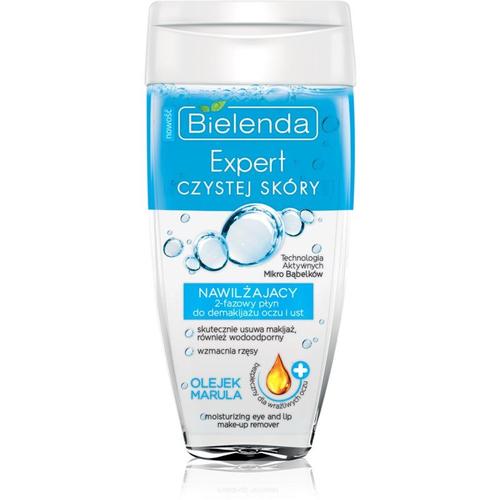 Bielenda Expert Pure Skin Moisturizing Démaquillant Bi-Phasé Contour Des Yeux Et Lèvres 150 Ml 