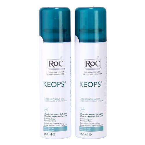 Roc Keops Déodorant En Spray 24h 2 X 150 Ml 