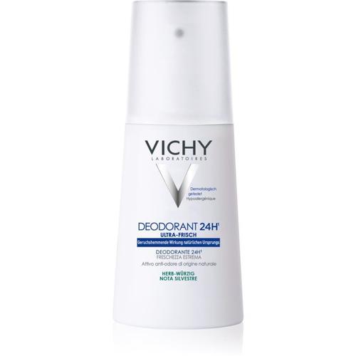 Vichy Deodorant 24h Déodorant Rafraîchissant En Spray Pour Peaux Sensibles 100 Ml 