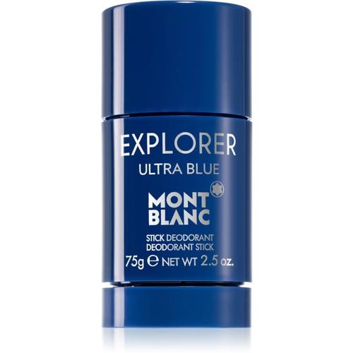 Montblanc Explorer Ultra Blue Déodorant Stick Pour Homme 75 Ml 