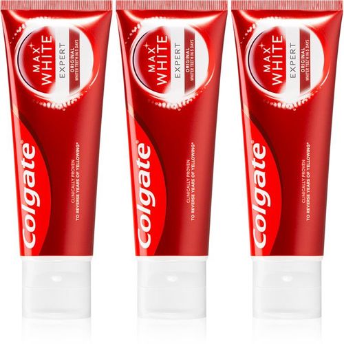 Colgate Max White Expert Original Dentifrice Blanchissant 3x75 Ml 