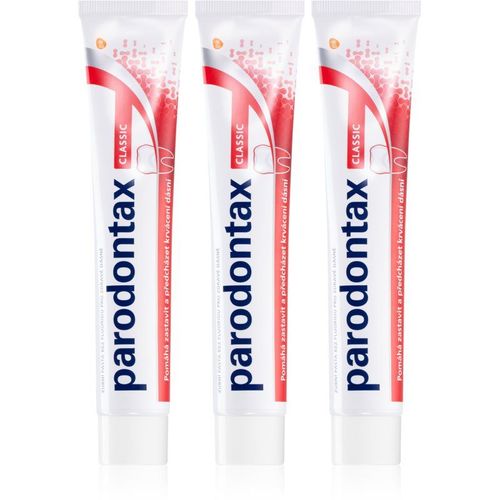 Parodontax Classic Dentifrice Anti-Saignement Des Gencives Sans Fluorure 3x75 Ml 