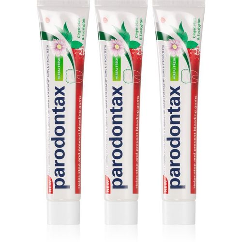 Parodontax Herbal Fresh Dentifrice Anti-Saignement Des Gencives 3x75 Ml 