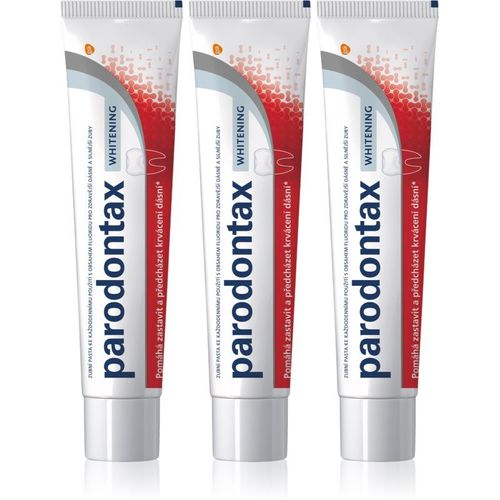 Parodontax Whitening Dentifrice Blanchissant Contre Les Saignements De Gencives 3x75 Ml 