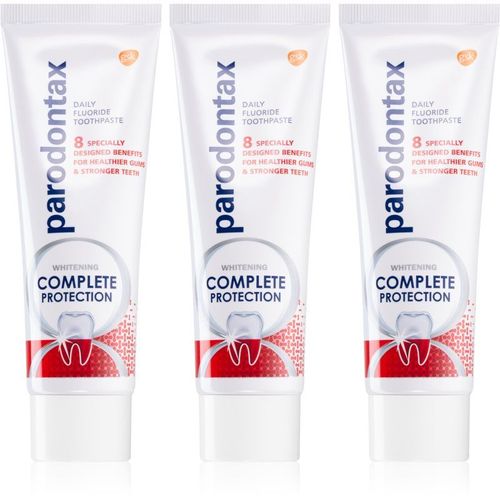 Parodontax Complete Protection Whitening Dentifrice Blanchissant Au Fluor 3x75 Ml 