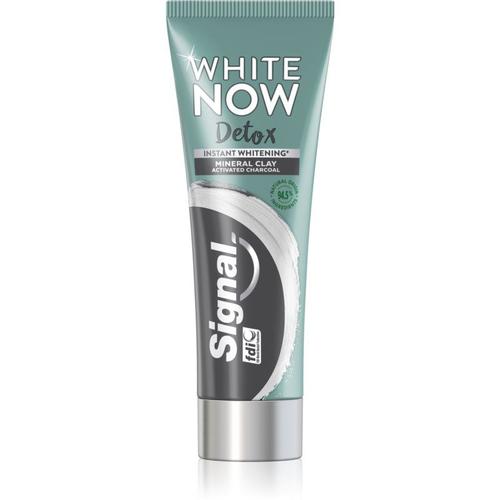 Signal White Now Detox Charcoal Dentifrice Blanchissant Au Charbon Actif 75 Ml 