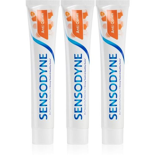 Sensodyne Anti Caries Anti Carries Dentifrice Contre Les Caries 3x75 Ml 