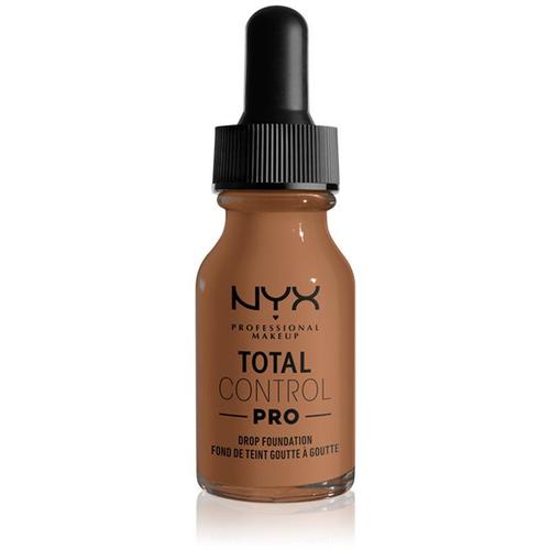 Nyx Professional Makeup Total Control Pro Drop Foundation Fond De Teint Teinte 16 - Mahogany 13 Ml 