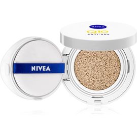 Nivea Q10 Cushion Fond De Teint Coussin Hydratant Pour Combler Les Rides Teinte 02 Dark 15 G 