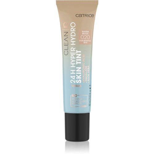 Catrice Clean Id 24 H Hyper Hydro Fond De Teint Hydratant Peaux Sensibles Teinte 020 Warm Beige 30 Ml 
