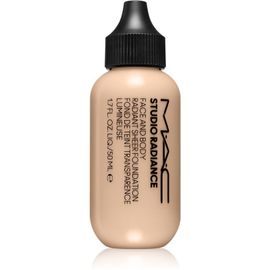 Mac Cosmetics Studio Radiance Face And Body Radiant Sheer Foundation Fond De Teint Léger Visage Et Corps Teinte W0 50 Ml 