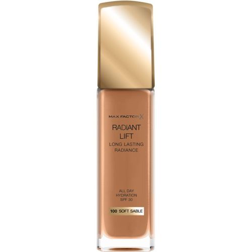 Max Factor Radiant Lift Fond De Teint Longue Tenue Spf 30 Teinte 100 Soft Sable 30 Ml 