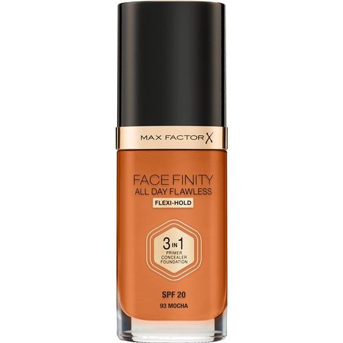 Max Factor Facefinity All Day Flawless Fond De Teint Longue Tenue Spf 20 Teinte 93 Mocha 30 Ml 