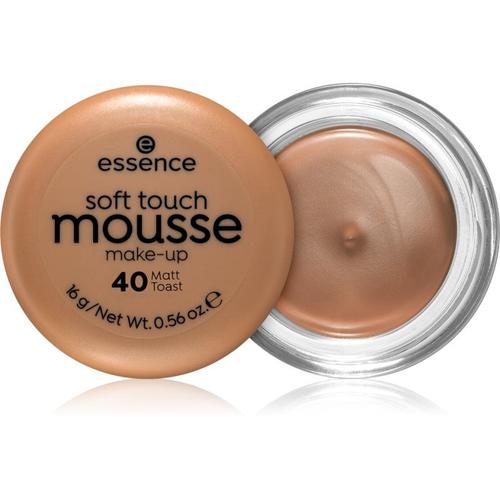 Essence Soft Touch Fond De Teint Mousse Matifiant Teinte 40 Matt Toast 16 G 