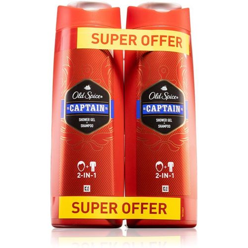 Old Spice Captain Gel De Douche Et Shampoing 2 En 1 Pour Homme 