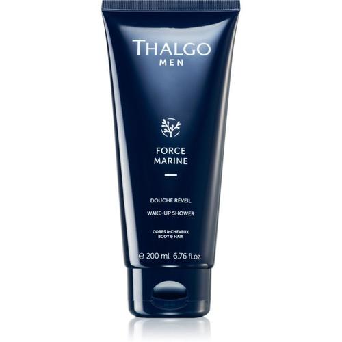 Thalgo Force Marine Wake-Up Shower Gel Douche Énergisant Corps Et Cheveux Pour Homme 200 Ml 