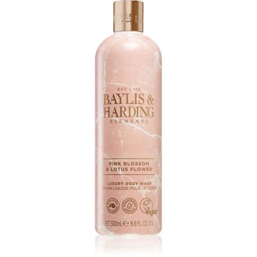 Baylis & Harding Elements Pink Blossom & Lotus Flower Gel Douche De Luxe 500 Ml 