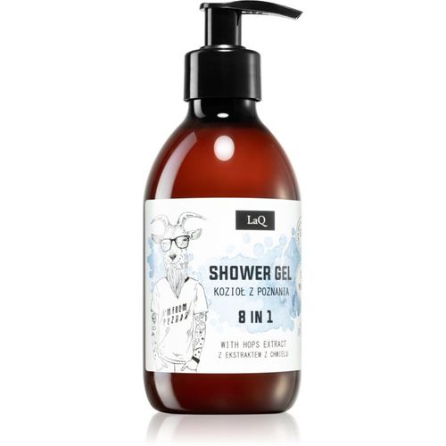 Laq Goat From Pozna? Gel Douche Rafraîchissant 8 En 1 À L'extrait De Cônes De Houblon 300 Ml 