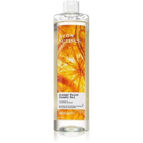 Avon Senses Orange Twist Gel Douche Rafraîchissant 500 Ml 