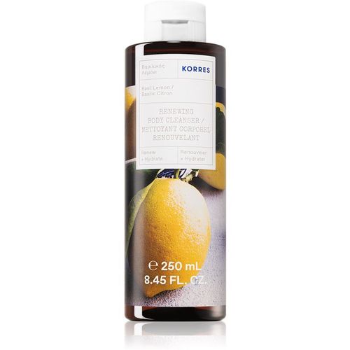 Korres Basil Lemon Gel Douche Rafraîchissant 250 Ml 