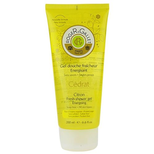 Roger & Gallet Cédrat Gel Douche Rafraîchissant 200 Ml 