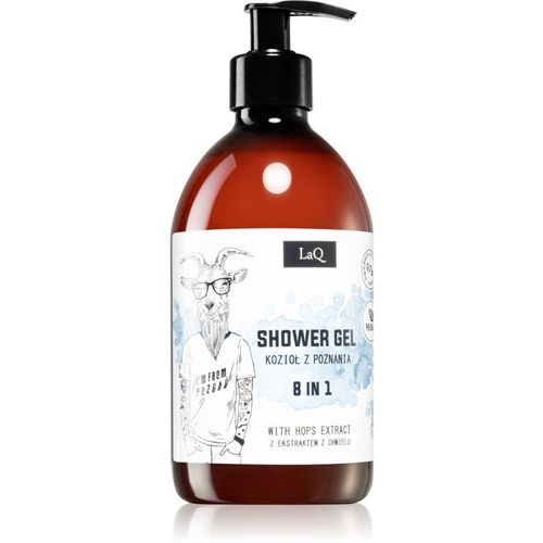 Laq Goat From Pozna? Gel Douche Rafraîchissant 8 En 1 À L'extrait De Cônes De Houblon 500 Ml 
