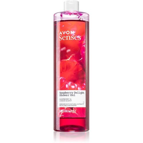 Avon Senses Raspberry Delight Gel Douche Traitant 500 Ml 