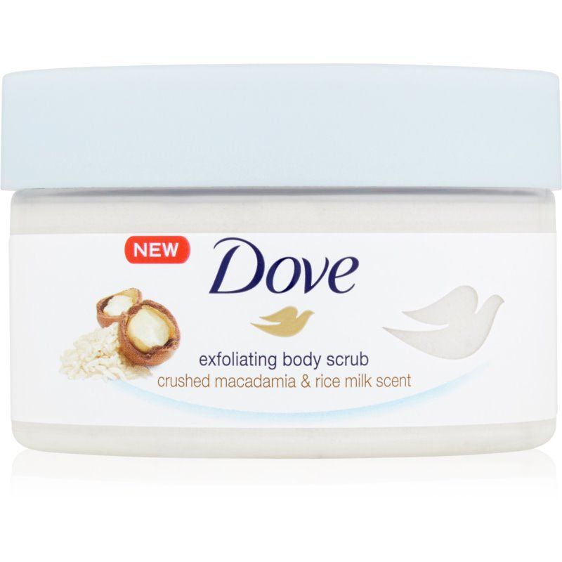 Dove Exfoliating Body Scrub Crushed Macadamia & Rice Milk Gommage Corps Nourrissant 225 Ml 